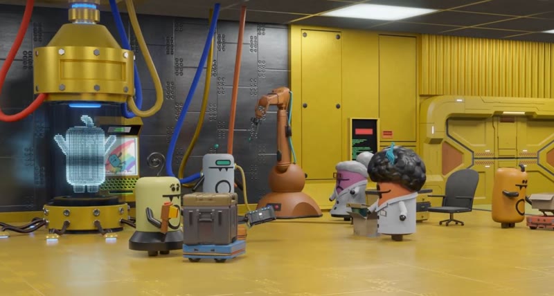 Omniacs working in the lab